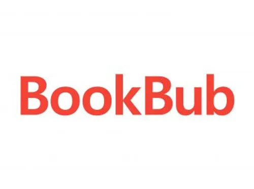 BookBub logo in red on white